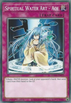 Spiritual Water Art - Aoi [SDCH-EN031] Common - Yu-Gi-Oh! - Card Brawlers | Quebec | Canada |