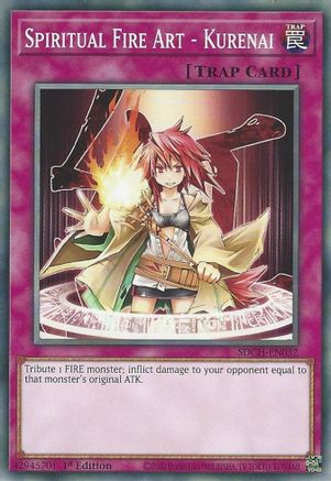 Spiritual Fire Art - Kurenai [SDCH-EN032] Common - Yu-Gi-Oh! - Card Brawlers | Quebec | Canada |