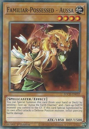 Familiar-Possessed - Aussa [SDCH-EN037] Common - Yu-Gi-Oh! - Card Brawlers | Quebec | Canada |