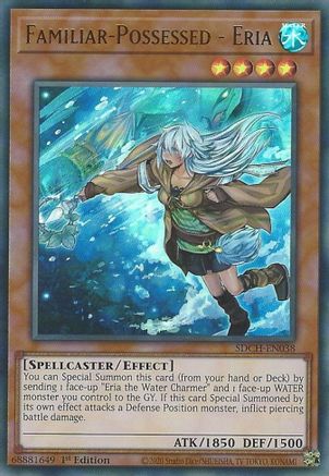 Familiar-Possessed - Eria (Alternate Art) [SDCH-EN038] Ultra Rare - Yu-Gi-Oh! - Card Brawlers | Quebec | Canada |
