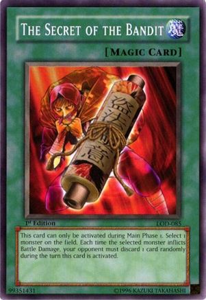 The Secret of the Bandit [LOD-085] Common - Yu-Gi-Oh! - Card Brawlers | Quebec | Canada |