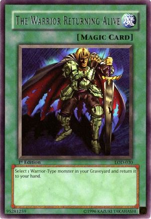 The Warrior Returning Alive [LOD-030] Rare - Yu-Gi-Oh! - Card Brawlers | Quebec | Canada |