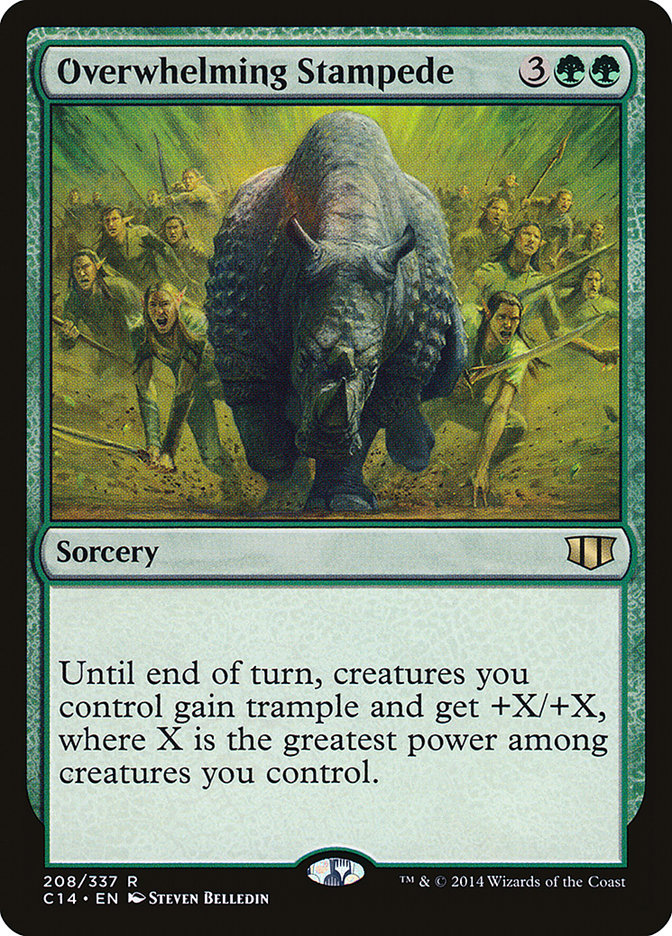 Overwhelming Stampede [Commander 2014] - Magic: The Gathering - Card Brawlers | Quebec | Canada |