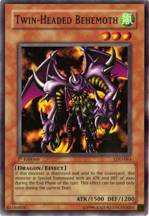 Twin-Headed Behemoth [LOD-063] Super Rare - Yu-Gi-Oh! - Card Brawlers | Quebec | Canada |