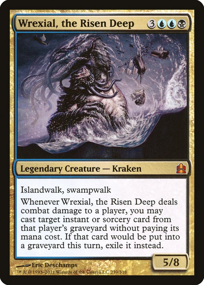 Wrexial, the Risen Deep [Commander 2011] - Magic: The Gathering - Card Brawlers | Quebec | Canada |