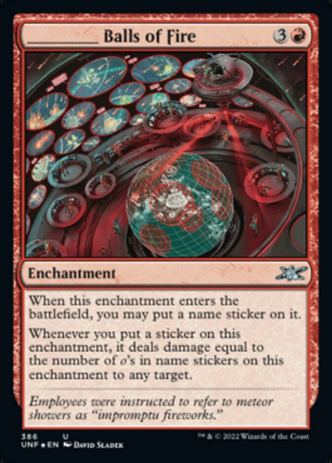 _____ Balls of Fire (Galaxy Foil) [Unfinity] - Magic: The Gathering - Card Brawlers | Quebec | Canada |
