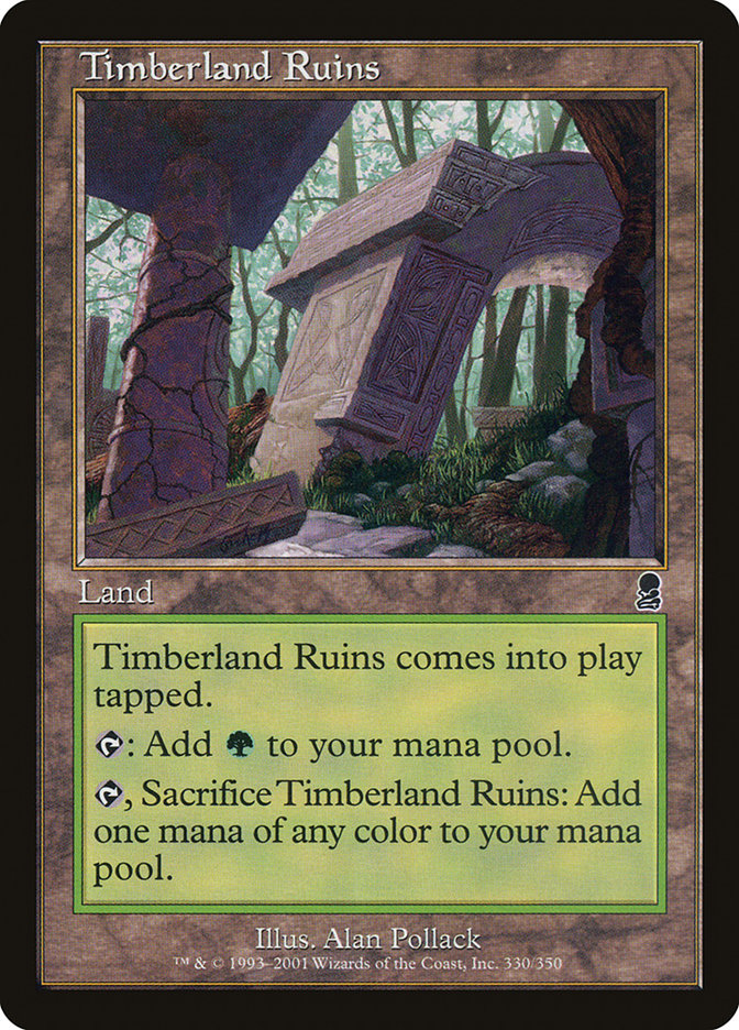 Timberland Ruins [Odyssey] - Magic: The Gathering - Card Brawlers | Quebec | Canada |