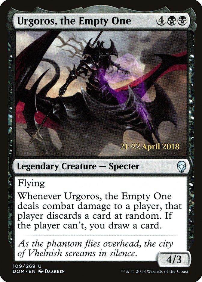 Urgoros, the Empty One [Dominaria Prerelease Promos] - Magic: The Gathering - Card Brawlers | Quebec | Canada |