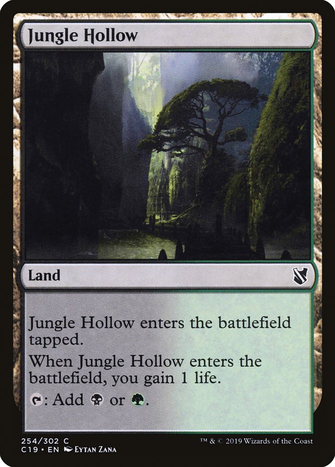 Jungle Hollow [Commander 2019] - Magic: The Gathering - Card Brawlers | Quebec | Canada |