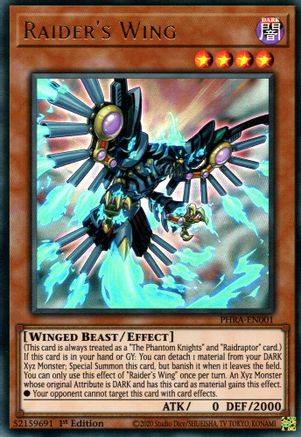 Raider's Wing [PHRA-EN001] Ultra Rare - Yu-Gi-Oh! - Card Brawlers | Quebec | Canada |