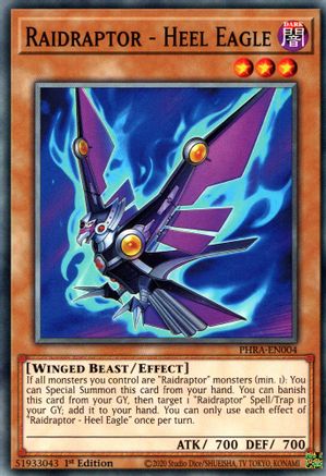 Raidraptor - Heel Eagle [PHRA-EN004] Common - Yu-Gi-Oh! - Card Brawlers | Quebec | Canada |