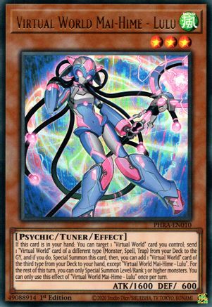 Virtual World Mai-Hime - Lulu [PHRA-EN010] Ultra Rare - Yu-Gi-Oh! - Card Brawlers | Quebec | Canada |