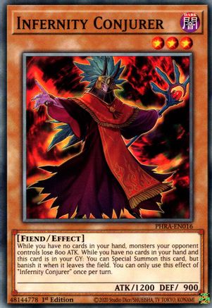 Infernity Conjurer [PHRA-EN016] Common - Yu-Gi-Oh! - Card Brawlers | Quebec | Canada |