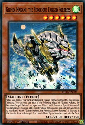 Gizmek Makami, the Ferocious Fanged Fortress [PHRA-EN022] Super Rare - Yu-Gi-Oh! - Card Brawlers | Quebec | Canada |
