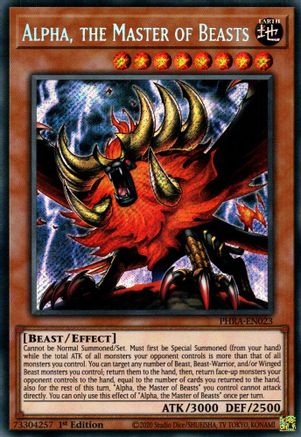 Alpha, the Master of Beasts [PHRA-EN023] Secret Rare - Yu-Gi-Oh! - Card Brawlers | Quebec | Canada |