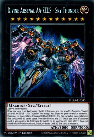 Divine Arsenal AA-ZEUS - Sky Thunder [PHRA-EN045] Secret Rare - Yu-Gi-Oh! - Card Brawlers | Quebec | Canada |