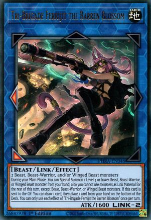 Tri-Brigade Ferrijit the Barren Blossom [PHRA-EN046] Ultra Rare - Yu-Gi-Oh! - Card Brawlers | Quebec | Canada |