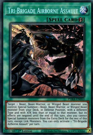 Tri-Brigade Airborne Assault [PHRA-EN053] Secret Rare - Yu-Gi-Oh! - Card Brawlers | Quebec | Canada |