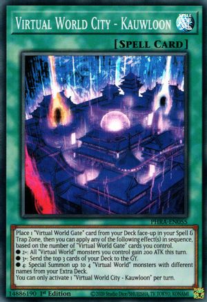 Virtual World City - Kauwloon [PHRA-EN055] Super Rare - Yu-Gi-Oh! - Card Brawlers | Quebec | Canada |