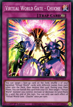 Virtual World Gate - Chuche [PHRA-EN072] Super Rare - Yu-Gi-Oh! - Card Brawlers | Quebec | Canada |