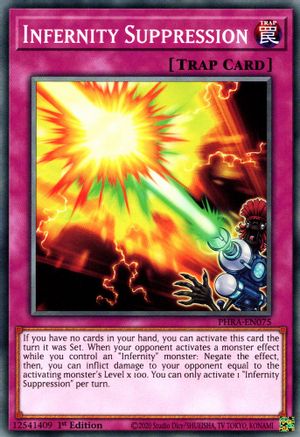Infernity Suppression [PHRA-EN075] Common - Yu-Gi-Oh! - Card Brawlers | Quebec | Canada |