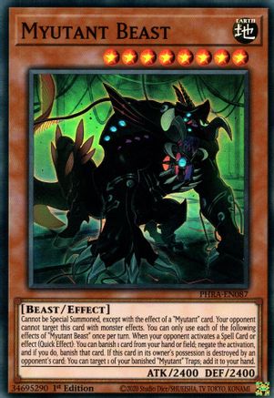 Myutant Beast [PHRA-EN087] Super Rare - Yu-Gi-Oh! - Card Brawlers | Quebec | Canada |