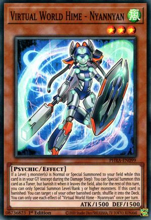Virtual World Hime - Nyannyan [PHRA-EN099] Super Rare - Yu-Gi-Oh! - Card Brawlers | Quebec | Canada |