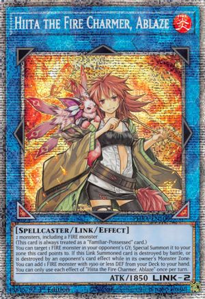 Hiita the Fire Charmer, Ablaze (Starlight Rare) [PHRA-EN100] Starlight Rare - Yu-Gi-Oh! - Card Brawlers | Quebec | Canada |