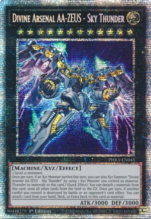 Divine Arsenal AA-ZEUS - Sky Thunder (Starlight Rare) [PHRA-EN045] Starlight Rare - Yu-Gi-Oh! - Card Brawlers | Quebec | Canada |