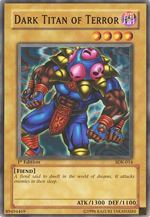 Dark Titan of Terror (SDK-014) Common / Short Print