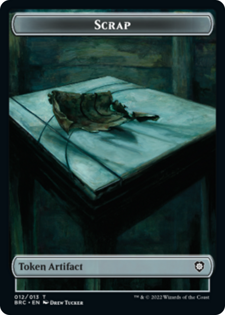 Scrap // Phyrexian Myr Double-Sided Token [The Brothers' War Commander Tokens] - Magic: The Gathering - Card Brawlers | Quebec | Canada |