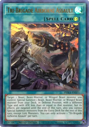 Tri-Brigade Airborne Assault [PHRA-ENSP1] Ultra Rare - Yu-Gi-Oh! - Card Brawlers | Quebec | Canada |