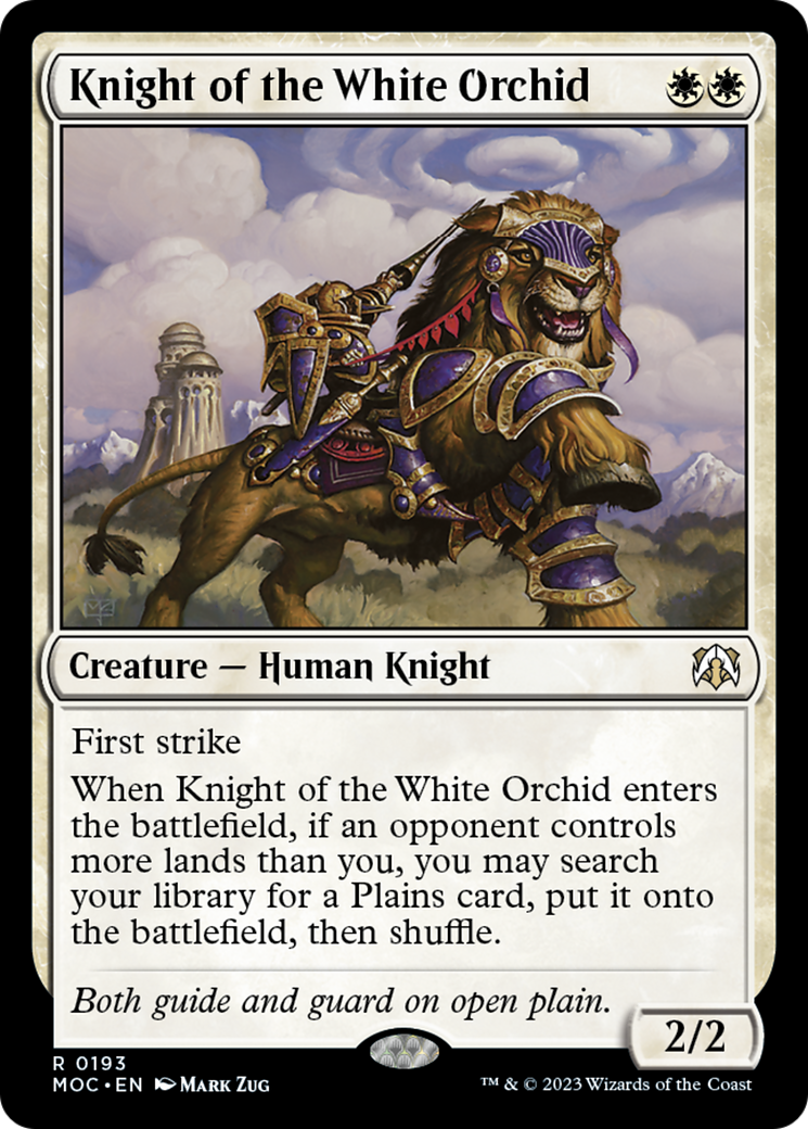 Knight of the White Orchid [March of the Machine Commander] - Magic: The Gathering - Card Brawlers | Quebec | Canada |