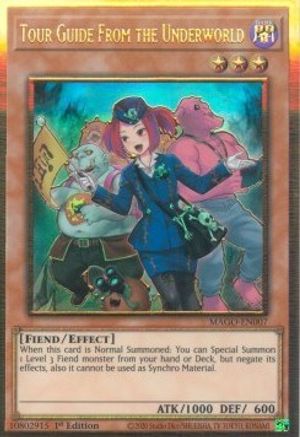 Tour Guide From the Underworld (Alternate Art) [MAGO-EN007] Gold Rare