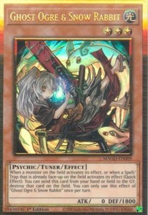 Ghost Ogre & Snow Rabbit (Alternate Art) [MAGO-EN009] Gold Rare - Yu-Gi-Oh! - Card Brawlers | Quebec | Canada |