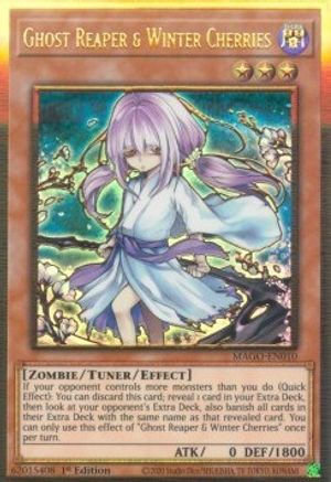 Ghost Reaper & Winter Cherries (Alternate Art) [MAGO-EN010] Gold Rare - Yu-Gi-Oh! - Card Brawlers | Quebec | Canada |