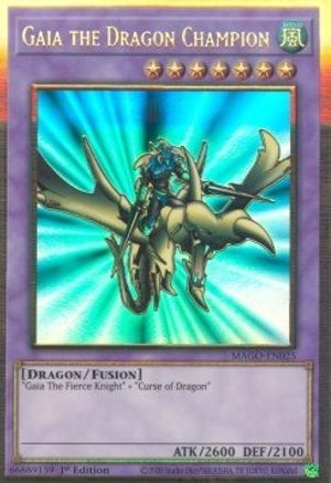 Gaia the Dragon Champion [MAGO-EN025] Gold Rare - Yu-Gi-Oh! - Card Brawlers | Quebec | Canada |