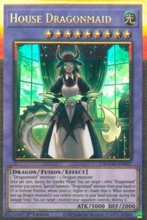 House Dragonmaid [MAGO-EN027] Gold Rare - Yu-Gi-Oh! - Card Brawlers | Quebec | Canada |