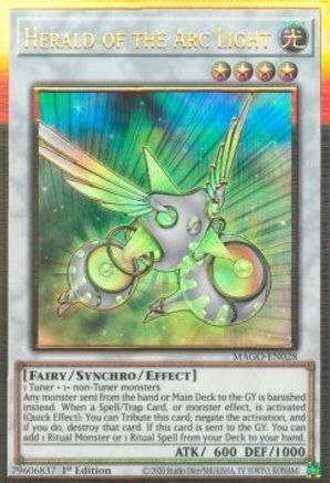 Herald of the Arc Light [MAGO-EN028] Gold Rare - Yu-Gi-Oh! - Card Brawlers | Quebec | Canada |