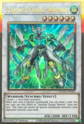 Stardust Charge Warrior [MAGO-EN029] Gold Rare - Yu-Gi-Oh! - Card Brawlers | Quebec | Canada |