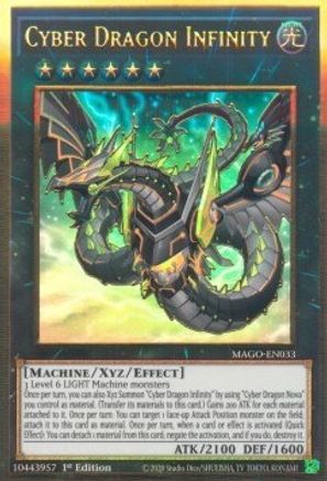 Cyber Dragon Infinity (Alternate Art) [MAGO-EN033] Gold Rare - Yu-Gi-Oh! - Card Brawlers | Quebec | Canada |