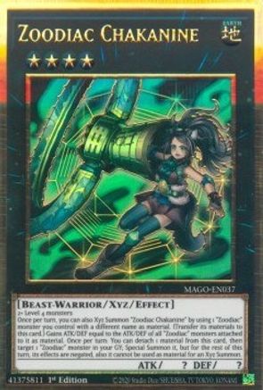 Chakanine Zoodiaque [MAGO-EN037] Or Rare 