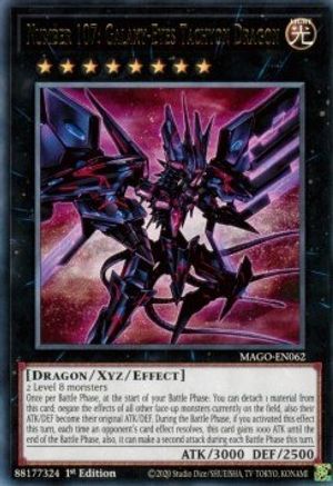 Number 107: Galaxy-Eyes Tachyon Dragon [MAGO-EN062] Rare - Yu-Gi-Oh! - Card Brawlers | Quebec | Canada |