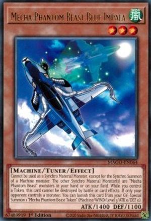 Mecha Phantom Beast Blue Impala [MAGO-EN064] Rare - Yu-Gi-Oh! - Card Brawlers | Quebec | Canada |