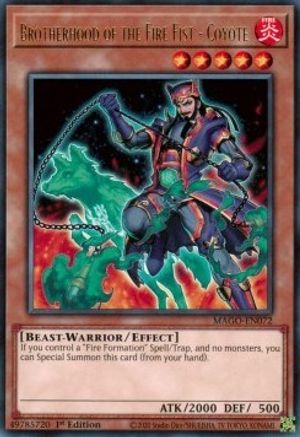 Confrérie du Poing de Feu - Coyote [MAGO-EN072] Rare 