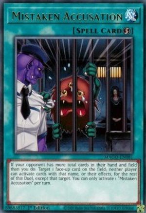 Mistaken Accusation [MAGO-EN081] Rare - Yu-Gi-Oh! - Card Brawlers | Quebec | Canada |