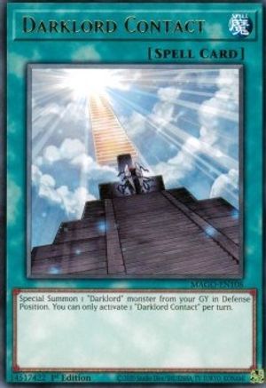 Darklord Contact [MAGO-EN108] Rare - Yu-Gi-Oh! - Card Brawlers | Quebec | Canada |
