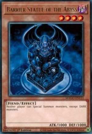 Barrier Statue of the Abyss [MAGO-EN111] Rare - Yu-Gi-Oh! - Card Brawlers | Quebec | Canada |