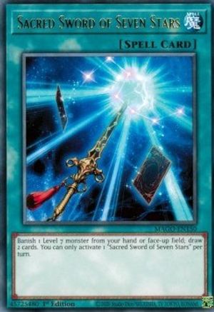 Sacred Sword of Seven Stars [MAGO-EN150] Rare - Yu-Gi-Oh! - Card Brawlers | Quebec | Canada |