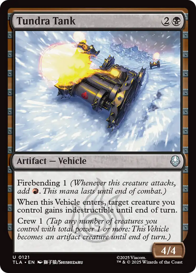 Tundra Tank [Avatar: The Last Airbender] - Magic: The Gathering - Card Brawlers | Quebec | Canada |